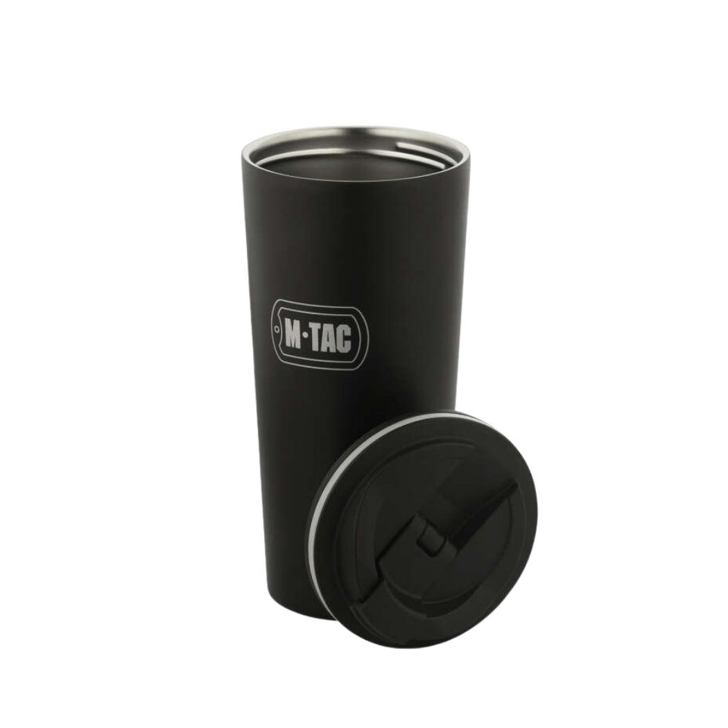 Термокружка M-Tac з клапаном 450 мл чорна