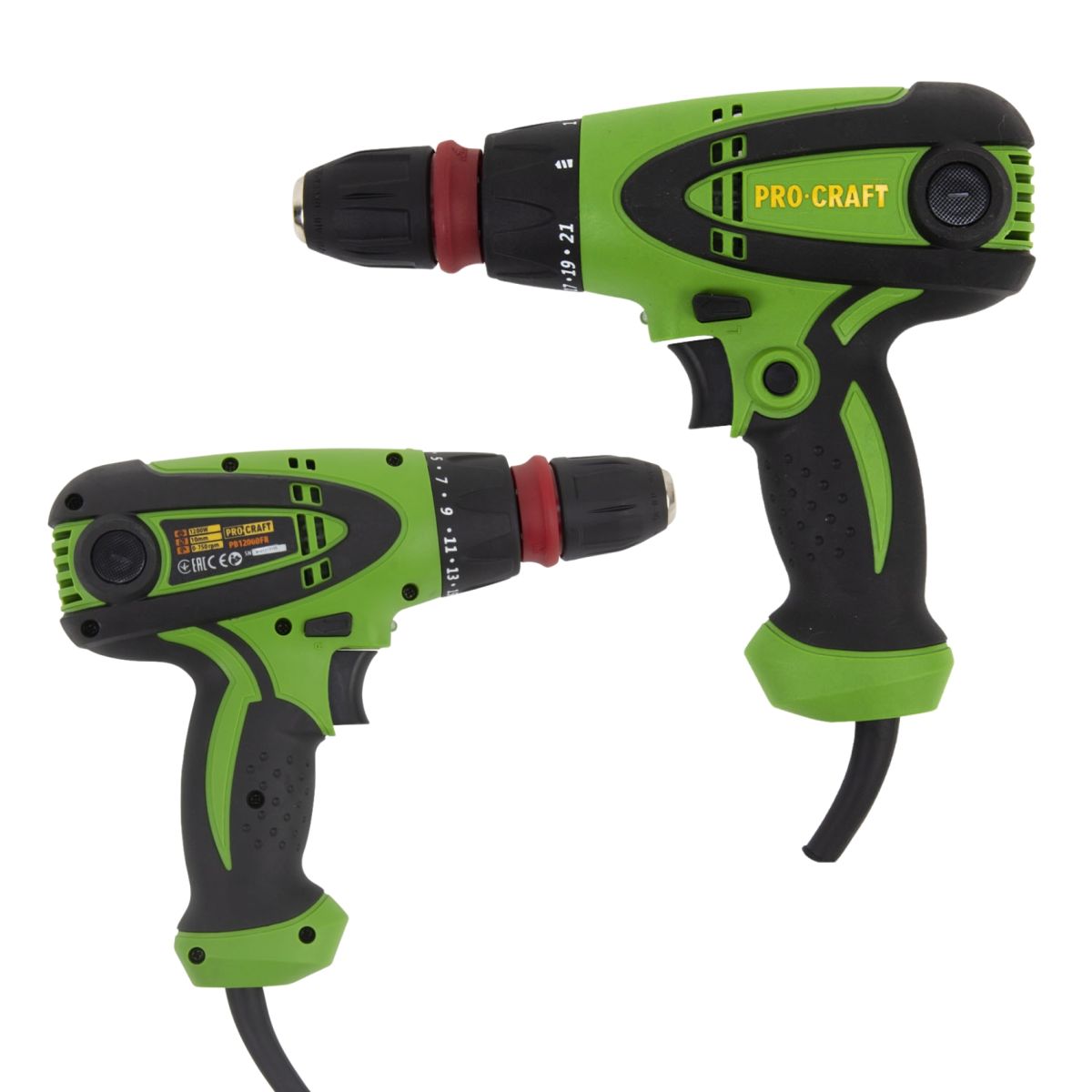 Шуруповерт мережевий Procraft PB1200DFR