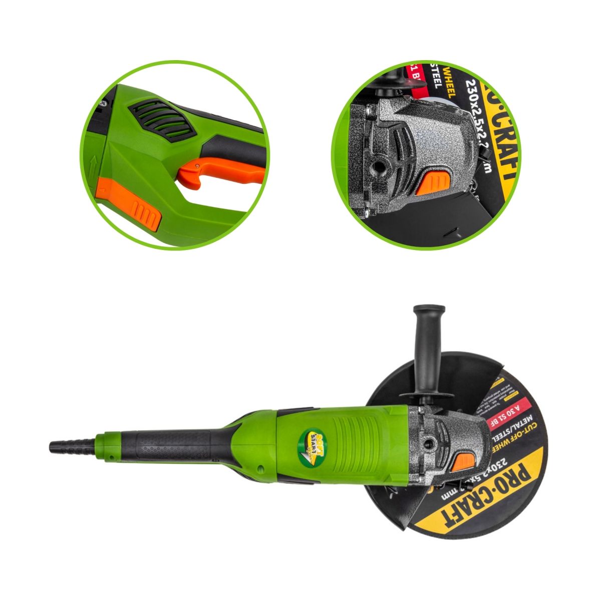 Кутошліфувальна машина Procraft PW2550 230 мм