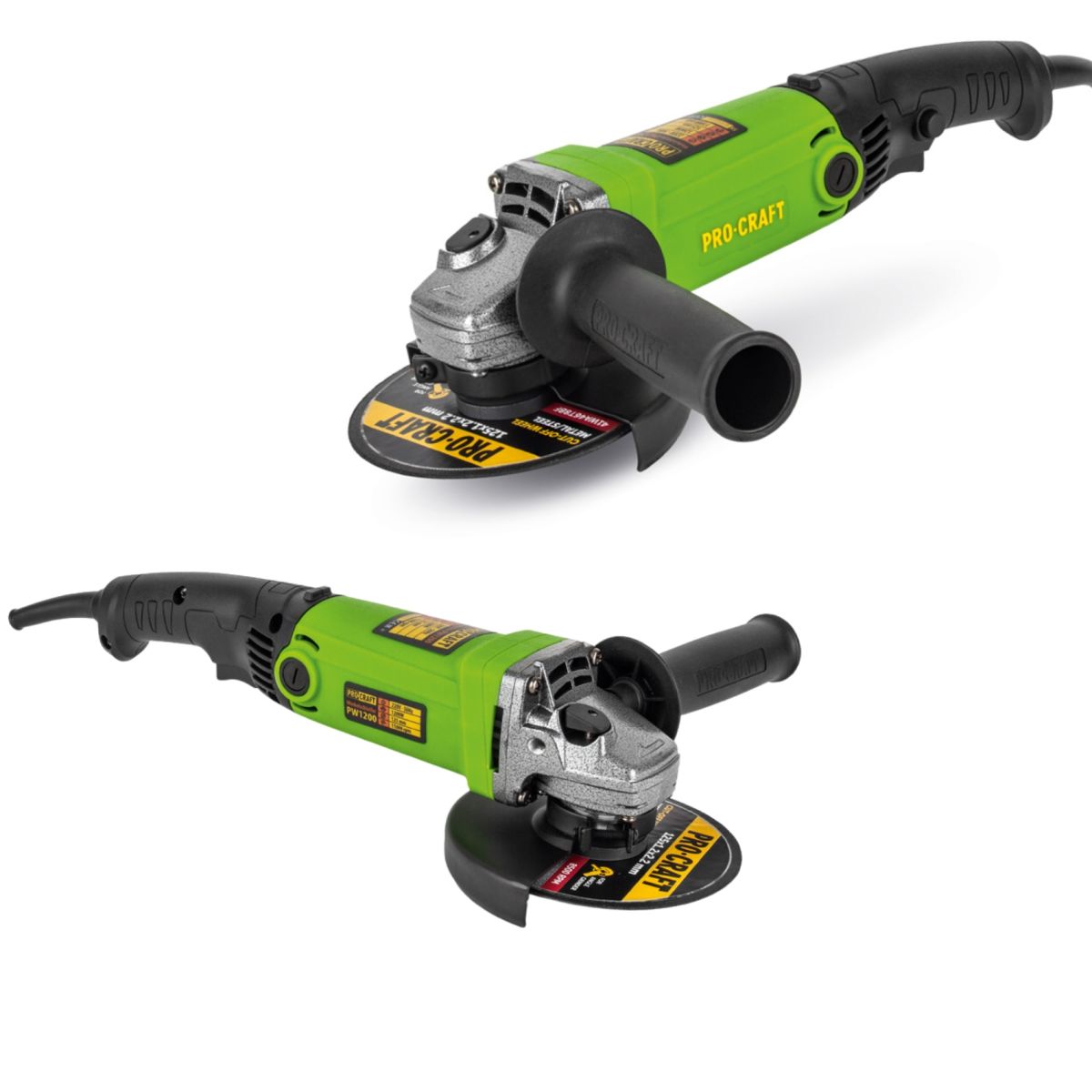 Кутошліфувальна машина Procraft PW1200 125 мм