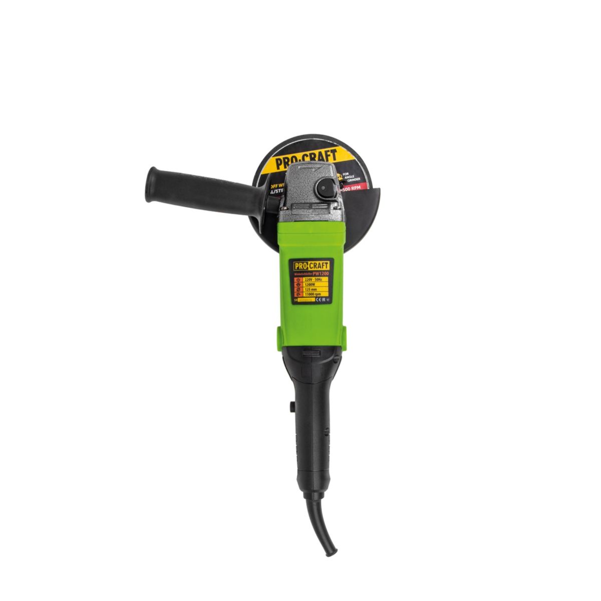 Кутошліфувальна машина Procraft PW1200 125 мм