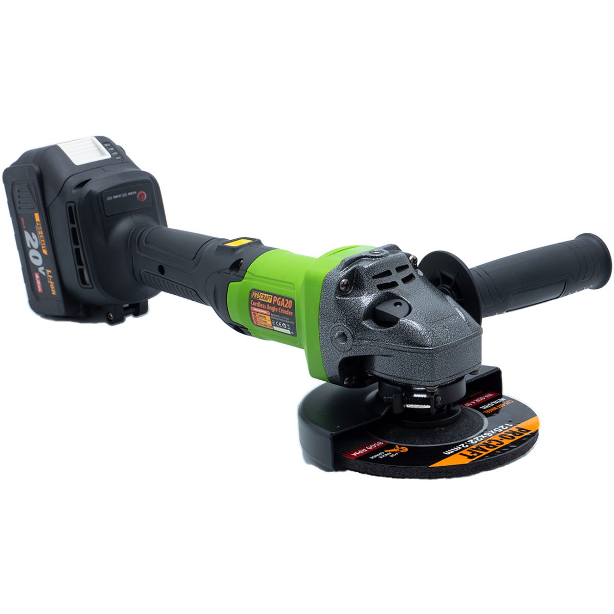 Акумуляторна болгарка Procraft PGA20(без акб та зп)