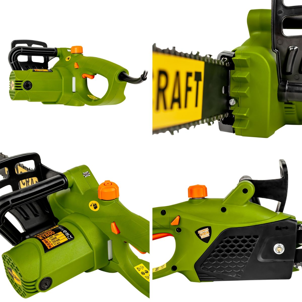 Ланцюгова пила Procraft K1800 бічна