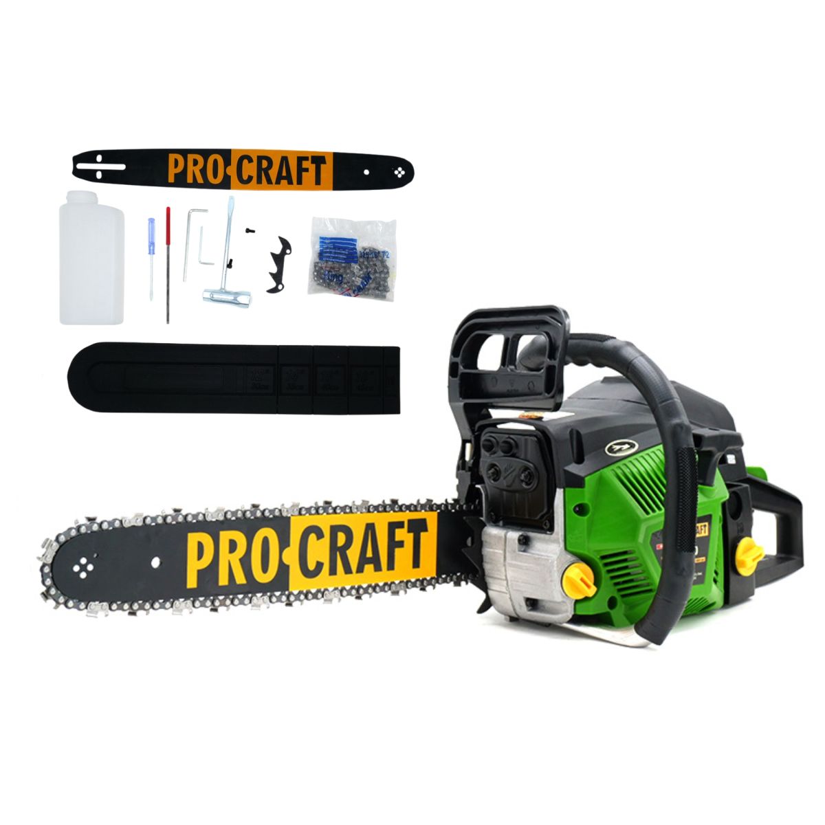 Бензопила Procraft GS50 (1 шина, 1 ланцюг 40)