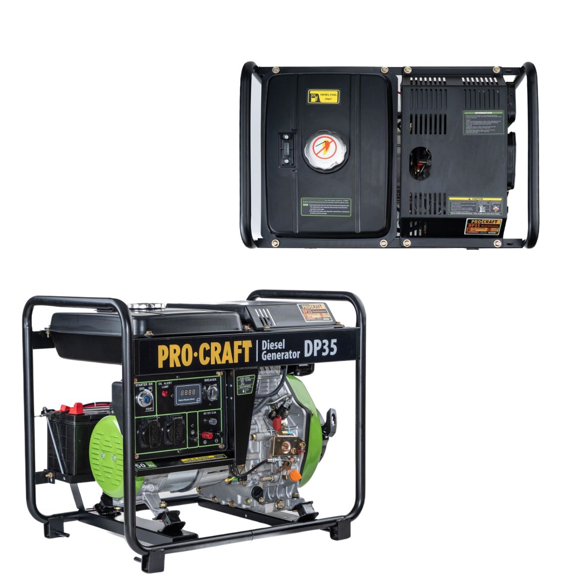 Генератор дизельний Procraft DP35