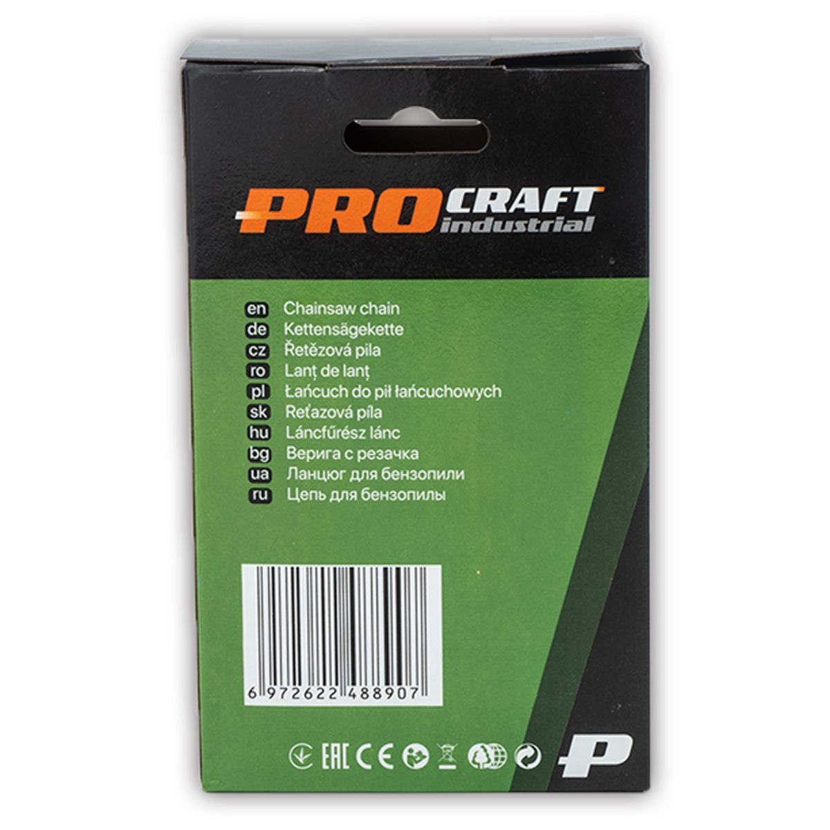 Ланцюг до бензопили Procraft, 35см, 52 зв. крок 3/8 "Lp, ширина 0,050", коло