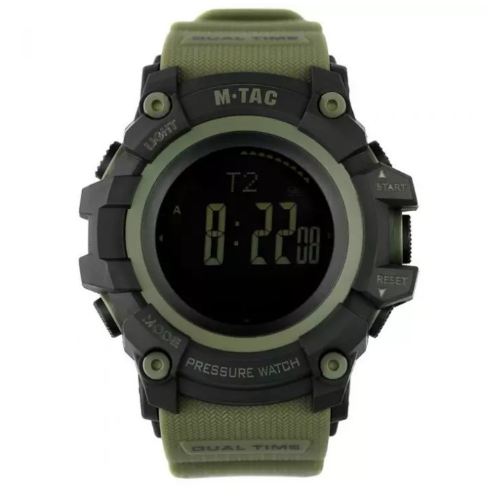 Годинник M-Tac  тактичний Adventure чорний / олива