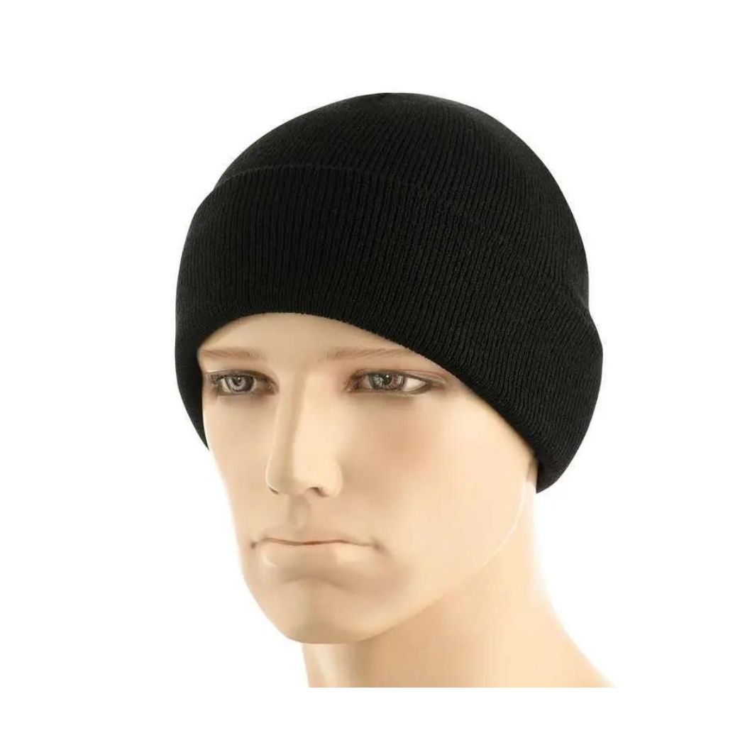 Шапка M-Tac тонка в'язка 100% акрил чорна (р.S/M)