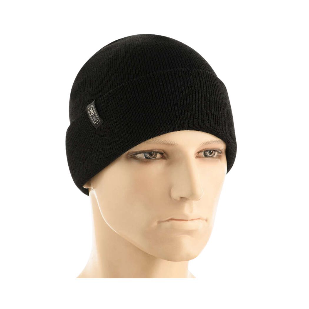 Шапка M-Tac тонка в'язка 100% акрил чорна (р.S/M)