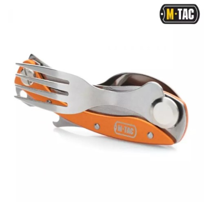 Столовий набір M-Tac сталевий orange