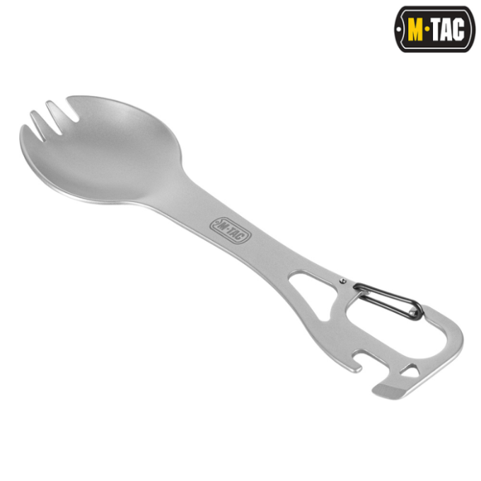 Столовий M-Tac набір (ложка + виделка) з карабіном