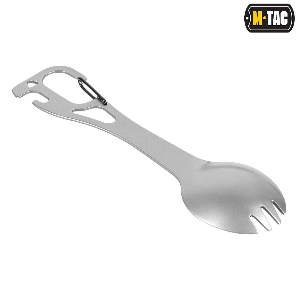Столовий M-Tac набір (ложка + виделка) з карабіном