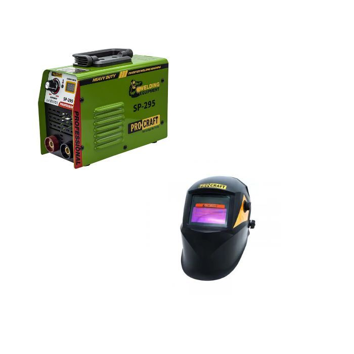 Набір Зварювальний апарат Procraft SP295 + Зварювальна маска Procraft SPH90-30 NEW