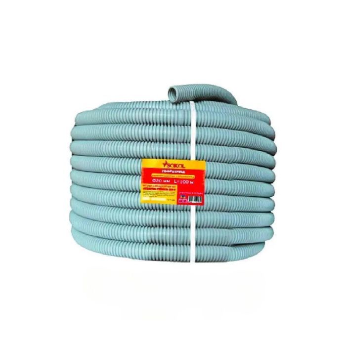 Гофротруба Sokol Standard D20 ПВХ