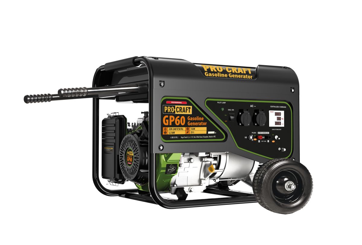 Генератор бензиновий PROCRAFT GP60 + Олива PROCRAFT 4T DIESEL 1.4л.