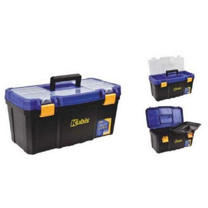 Ящик для інструменту з органайзером 500х263х240 мм (19,5"), пластикові замки Kubis