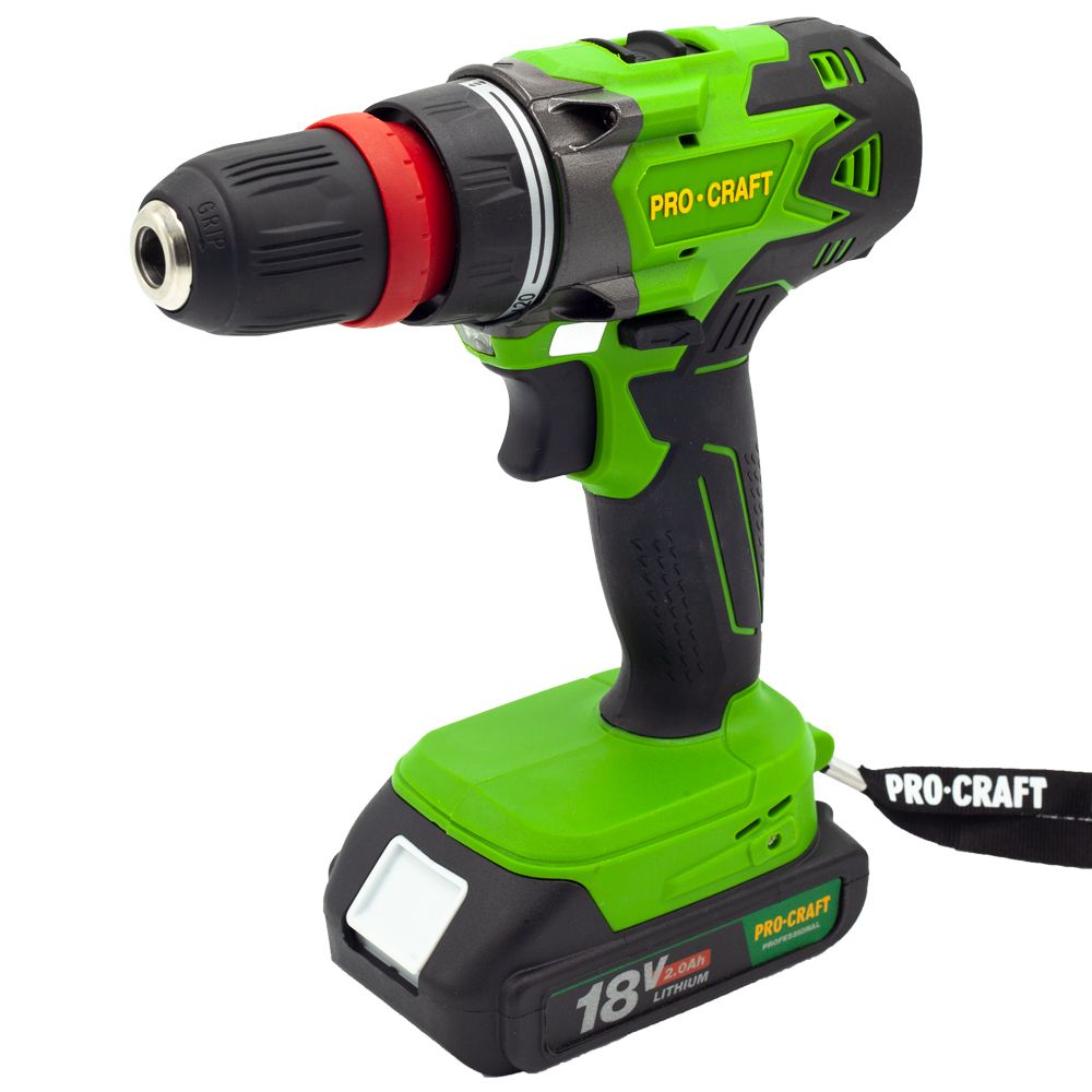 Шуруповерт Procraft PA18DFR + Акумуляторний ліхтар Procraft LP20