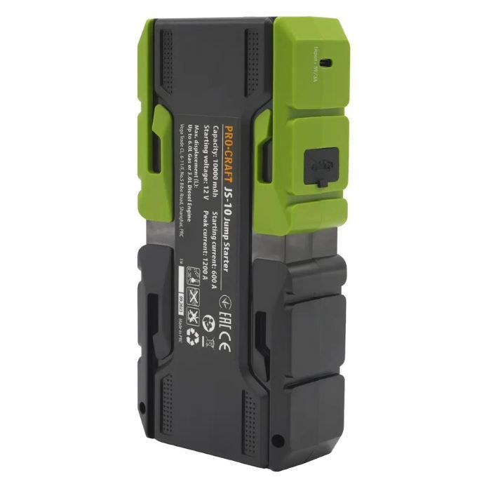 Пуско-зарядний пристрій Procraft JS10 + Повітряний компресор Procraft LK170