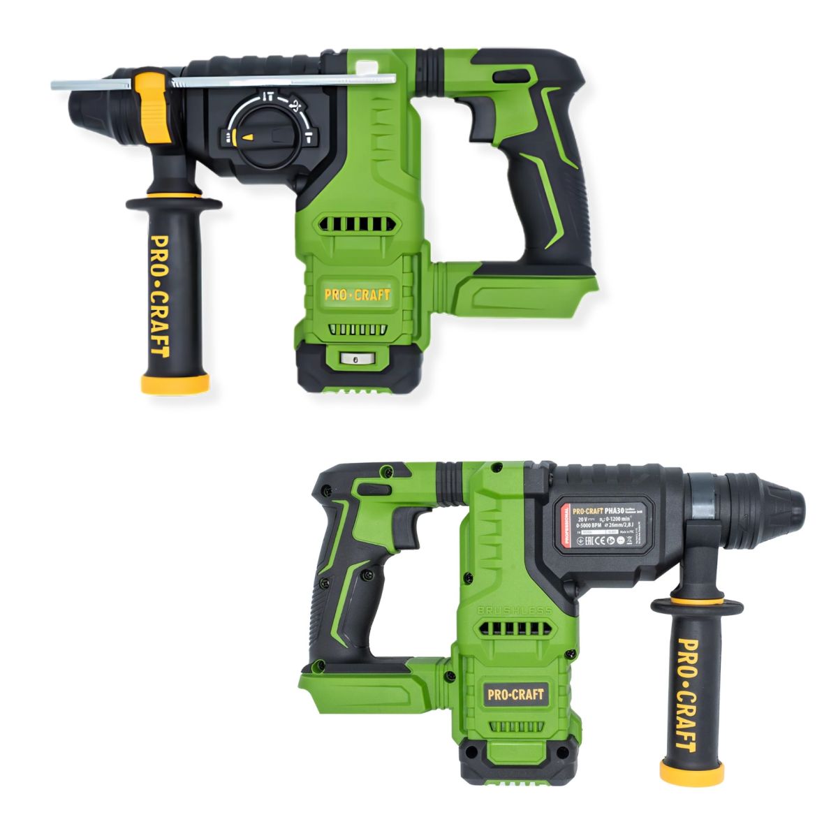 Акумуляторний перфоратор Procraft PHA30 (без АКБ та ЗП)