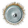 Щітка-чашка з хвостовиком Vitals гофрована латунована 75 мм, 0,3 мм