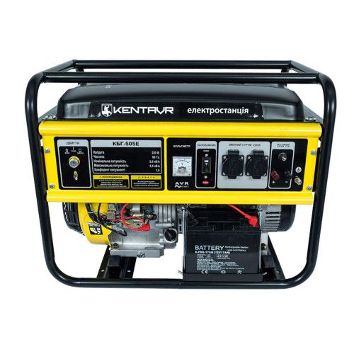 Генератор бензиновий Кентавр КБГ505E