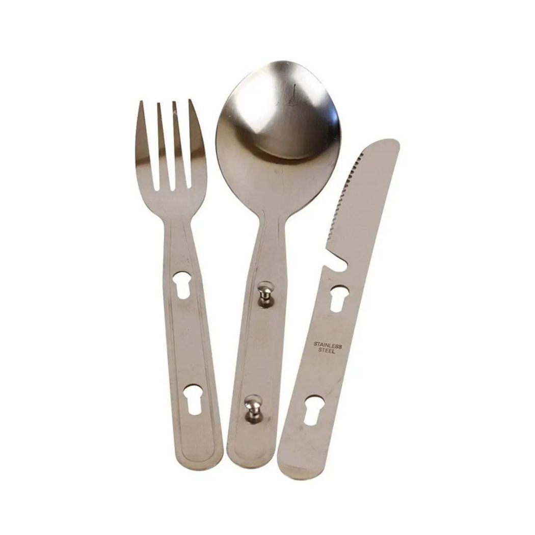 Столовий набір Kombat UK Cadet 3 елементи сталь