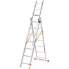 Драбина алюмінієва 3-х секційна BLUETOOLS (3х7 сходинок) (160-9004)