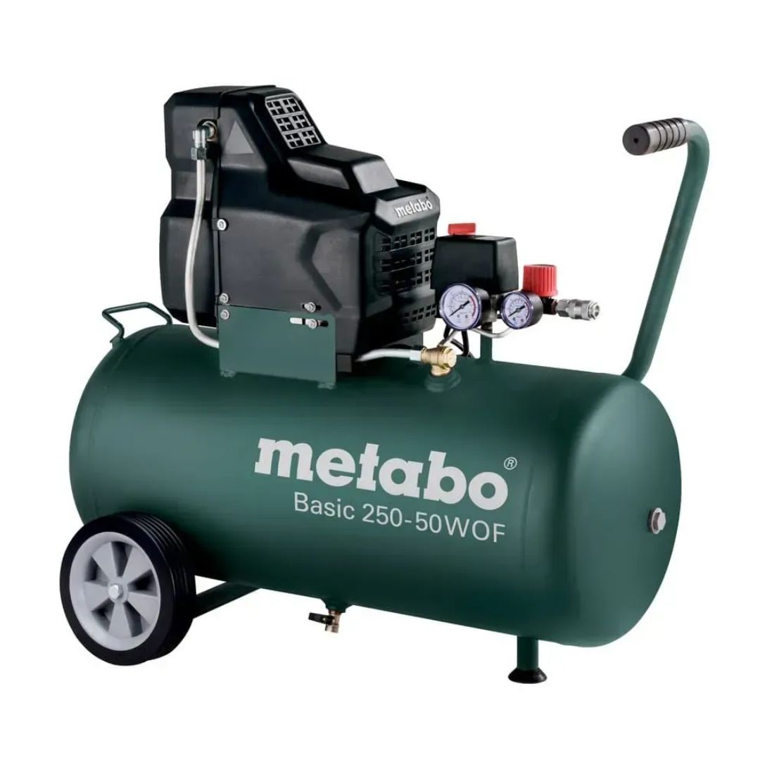 Компресор 50 л. безмасляний 220 л/хв Basic 250-50 W OF, Metabo (601535000)