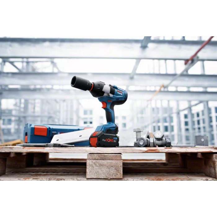 Акумуляторний ударний гайковерт Bosch GDS 18V-1050 H (2х18 В, 5 А*год) (06019J8522)