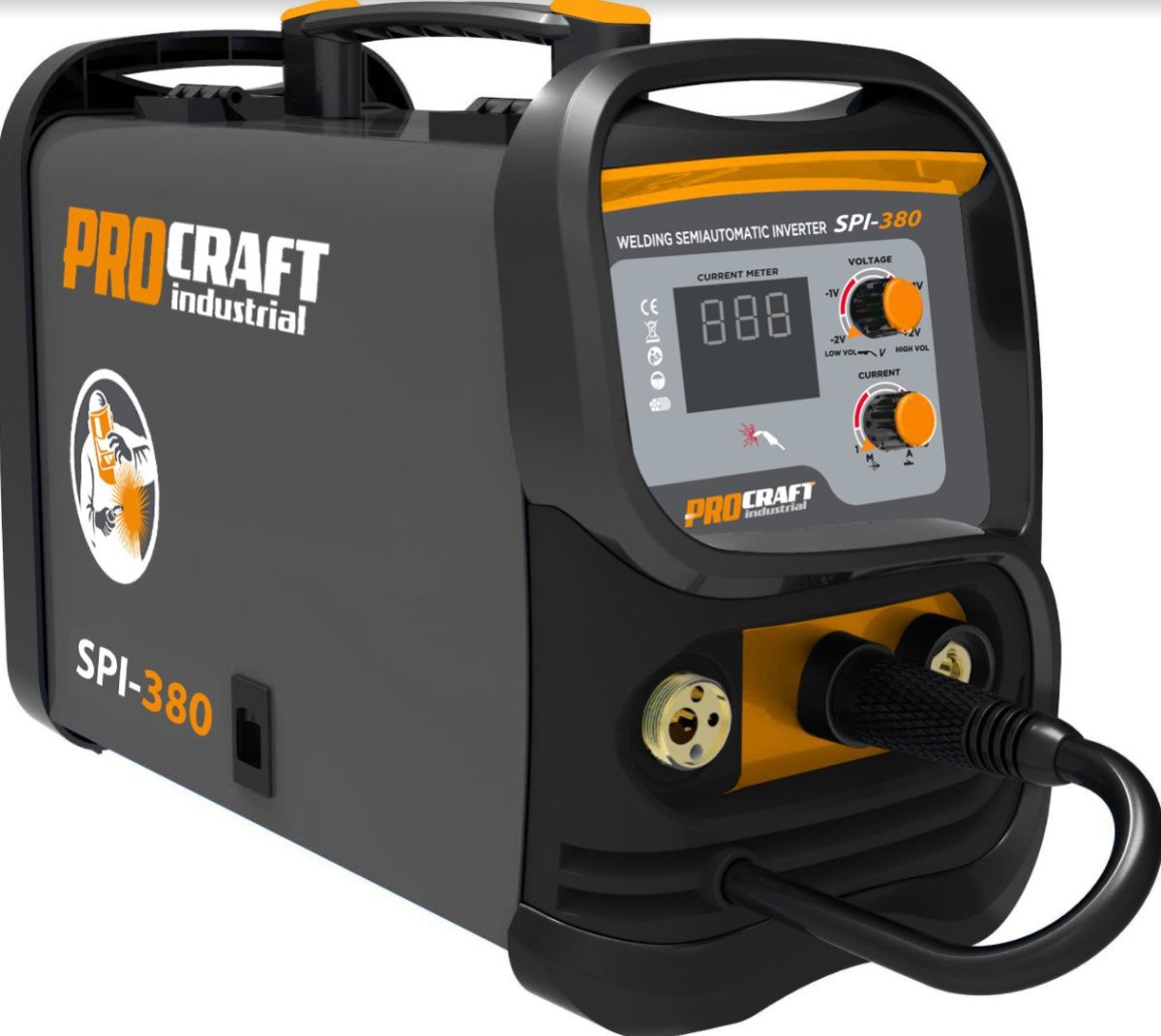 Інверторний зварювальний напівавтомат Procraft industrial SPI380 new
