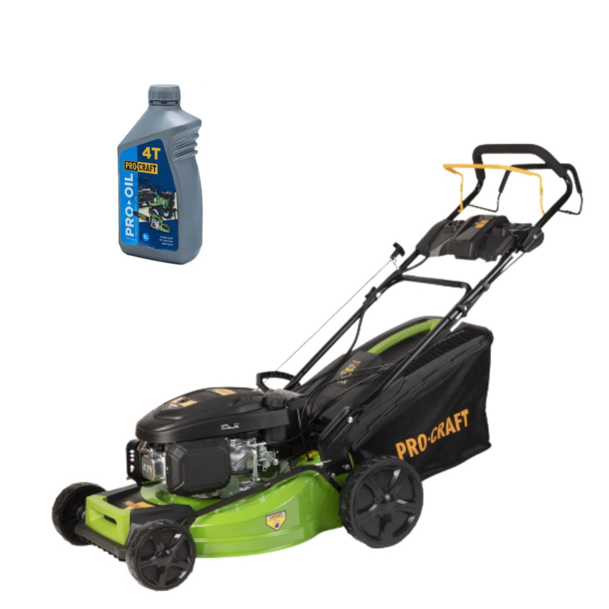 Набір Газонокосарка бенз. PLM-505 ES(2024)//Олива 4Т 1л. PRO