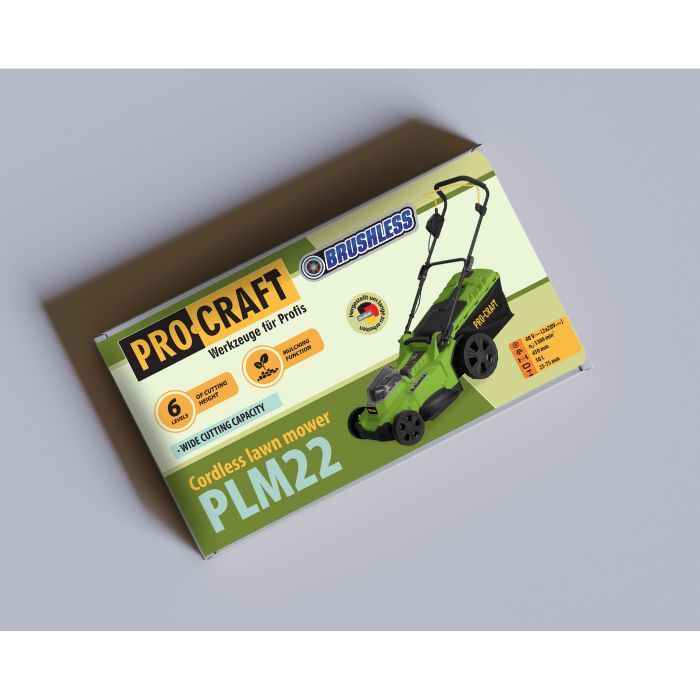 Акумуляторна газонокосарка Procraft PLM22 (без АКБ та ЗП)