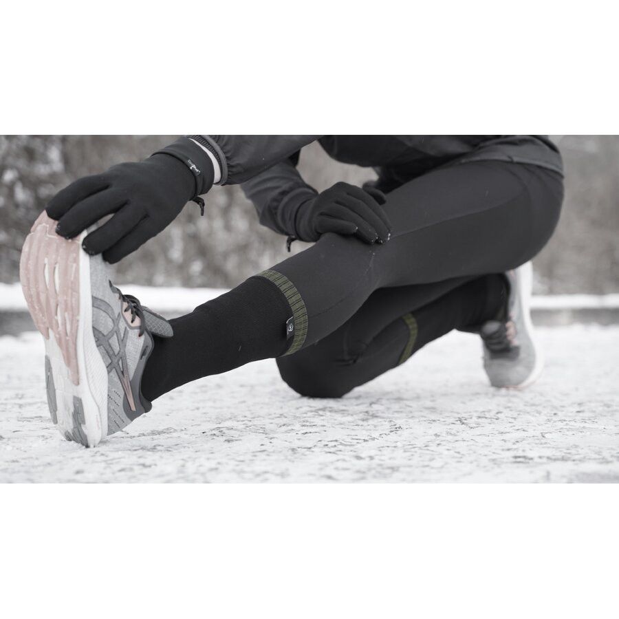 Шкарпетки водонепроникні Dexshell Thermlite, p-p XL, з зеленою смужкою