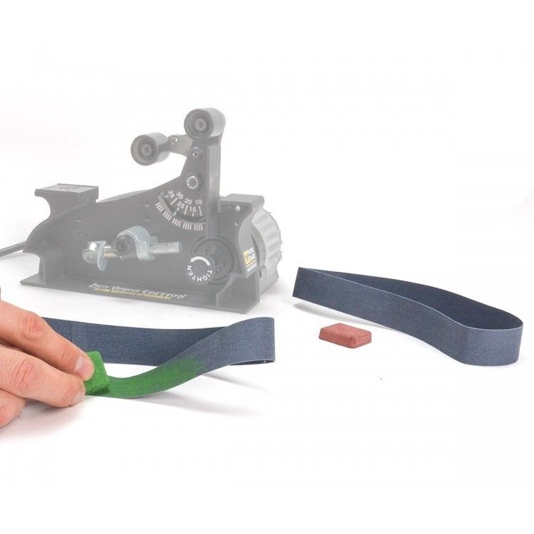 Work Sharp 2 тканинних ременя для WSKTS-KO+зелена паста "chromium oxide "+червона паста "ferric oxid