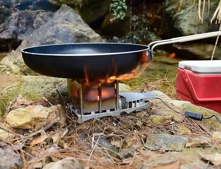 Твердопаливна піч з турбiною та живленням BRS-116