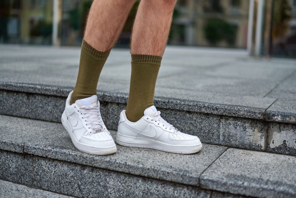 Шкарпетки водонепроникні Dexshell Ultra Thin Crew OG, р-р L, хакі