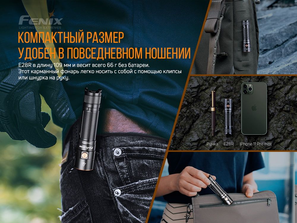 Ліхтар ручний Fenix E28R