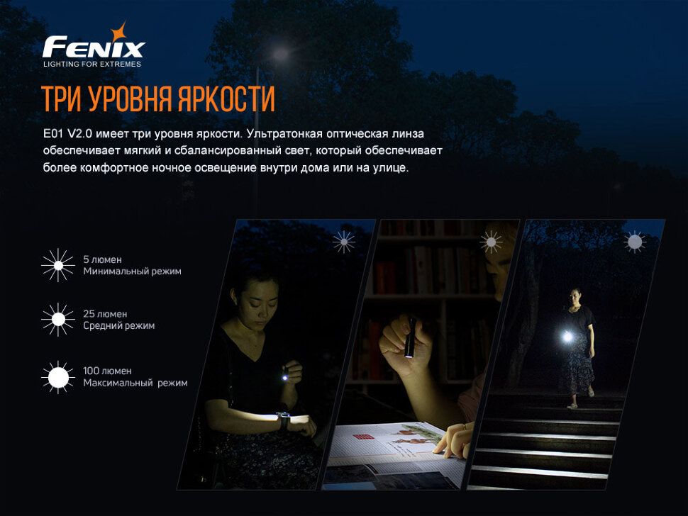 Ліхтар ручний Fenix PD36R+ліхтар ручний Fenix E01 V2.0 у подарунок