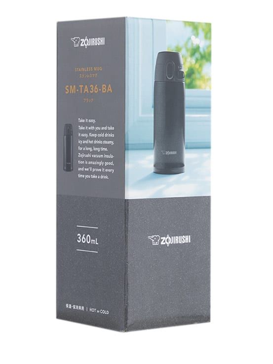 Термокружка ZOJIRUSHI SM-TA36BA 0.36 л ц:черный