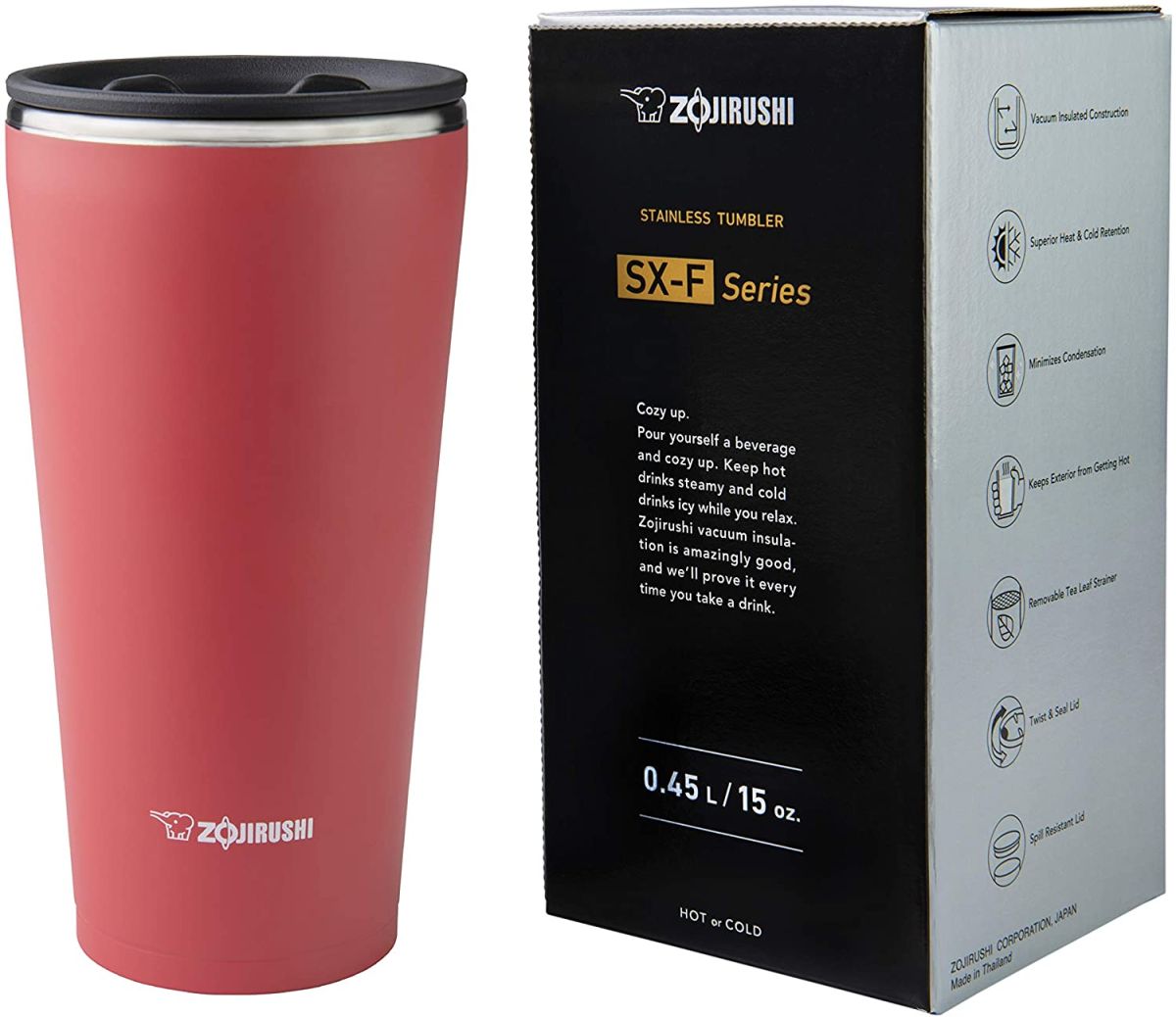 Термостакан ZOJIRUSHI SX-FSE45PV с ситечком 0.45 л ц:красный