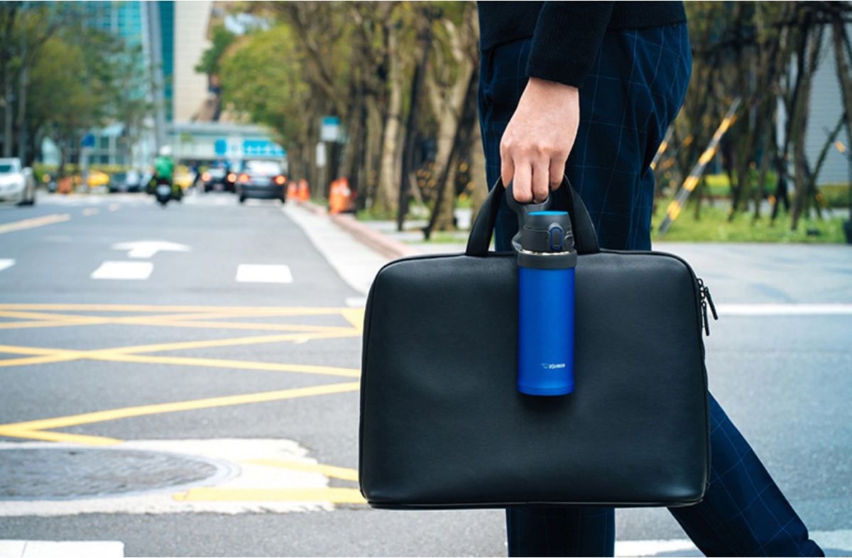 Термокружка ZOJIRUSHI SM-QAF60AK 0.6 л с переноской ц:синий