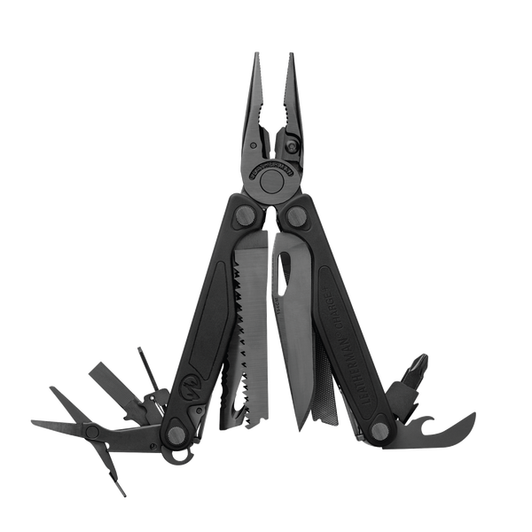 Мультиінструмент Leatherman CHARGE PLUS BLACK, чохол Molle, карт. кор., метрич.