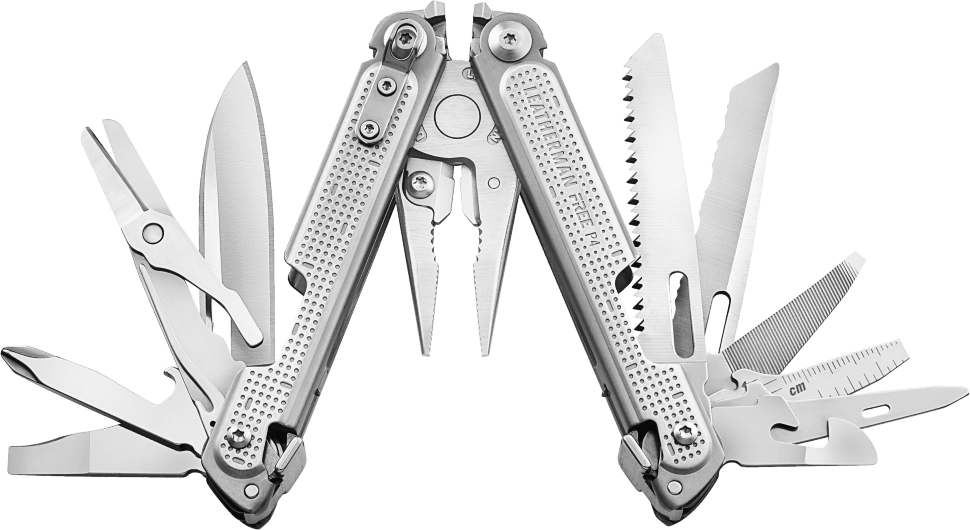 Мультиінструмент Leatherman Free P4, синтетичний чохол, картонна коробка