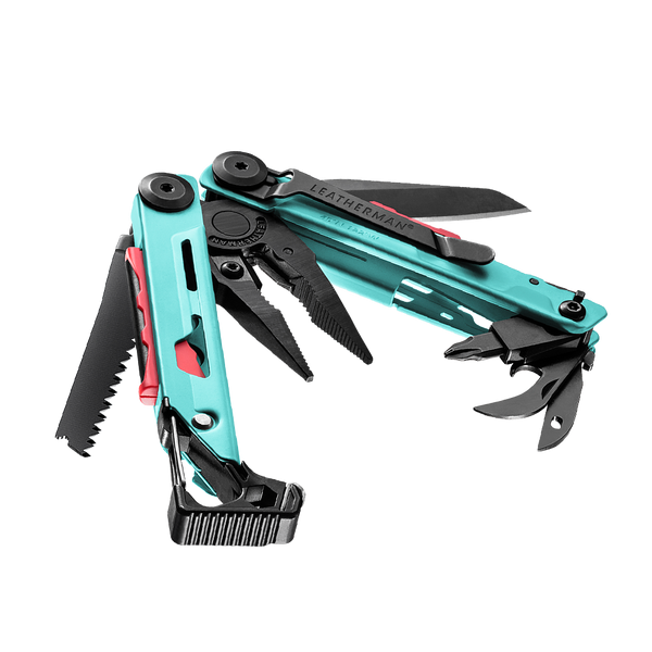 Мультиінструмент Leatherman SIGNAL AQUA, синтетичний чохол, картонна коробка