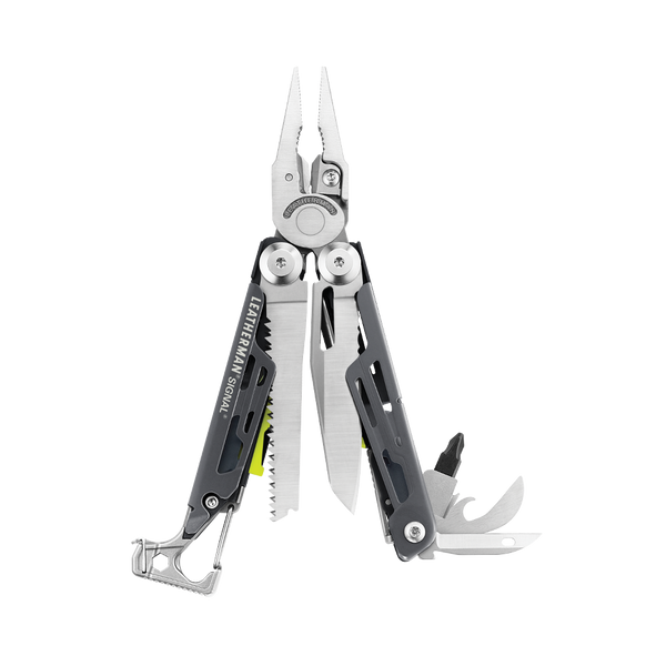 Мультиінструмент Leatherman SIGNAL GRAY, синтетичний чохол, картонна коробка