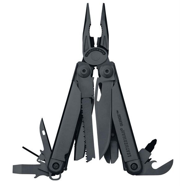 Мультиінструмент Leatherman Surge BLACK, синтетичний чохол, картонна коробка