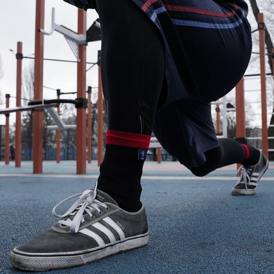 Шкарпетки водонепроникні Dexshell Running Lite, р-р М,  червоні