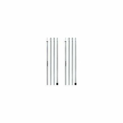 Стійки для тенту сталеві оцинковані Naturehike Steel poles Updated NH20PJ041, 16мм*2.0м, сірі (2 шт)