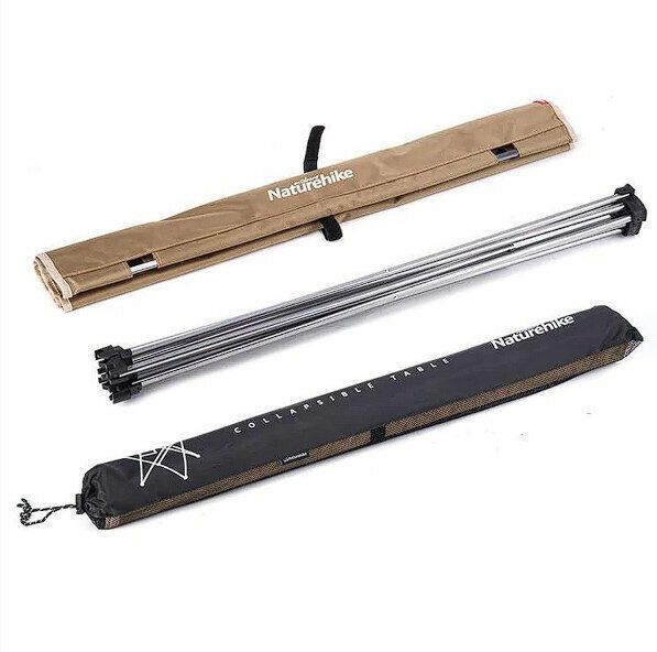 Cтіл розкладний Naturehike  NH20JJ020,1680D Oxford / алюміній, Розмір L, бежевий