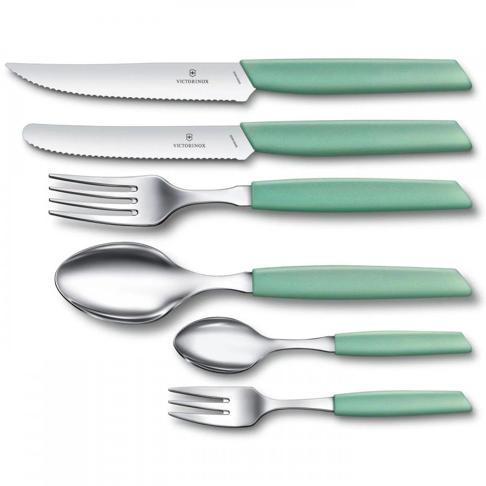 Кухонная вилка Swiss Modern Cake  15см с мятн. ручкой